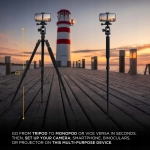 Statyw fotograficzny Kodak Photo Gear 160 cm 4w1 Czarny - Black