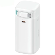 Powerbank USAMS US-CD216 XMF Series USB-CRetractable 18000 mAh 45 W Biały - White