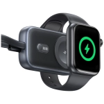 Ładowarka indukcyjna USAMS CD245 do Apple Watch + powerbank 1200 mAh Tytanowa czerń - Titanium