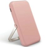 Powerbank magnetyczny UNIQ Hoveo 5000 mAh USB-C 20 W PD Różowy - Blush pink