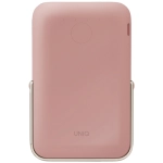 Powerbank magnetyczny UNIQ Hoveo 5000 mAh USB-C 20 W PD Różowy - Blush pink