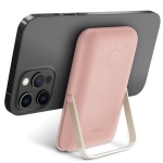 Powerbank magnetyczny UNIQ Hoveo 5000 mAh USB-C 20 W PD Różowy - Blush pink