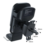 Uchwyt samochodowy z ładowarką Beline 3w1 Smartfon/iWatch/Airpods Czarny - Black