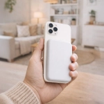 Powerbank magnetyczny Teltech TPM-10 10000 mAh 15 W Biały - White