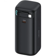 Powerbank USAMS US-CD217 XMF Series Lightning Retractable 18000 mAh 45 W Czarny - Black