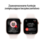 Apple Watch Series 11 (2025) GPS + Cellular 42mm koperta aluminiowa Rose Gold + pasek Light Blush Sport Band M/L