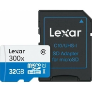 Karta pamięci Lexar 32GB micro SDHC 300X UHS-I + adapter SDHC