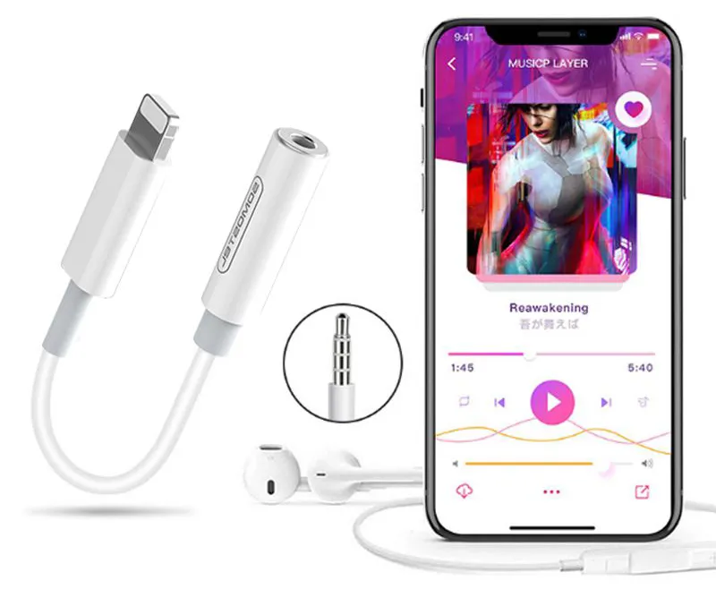 Apple adapter audio Lightning / minijack