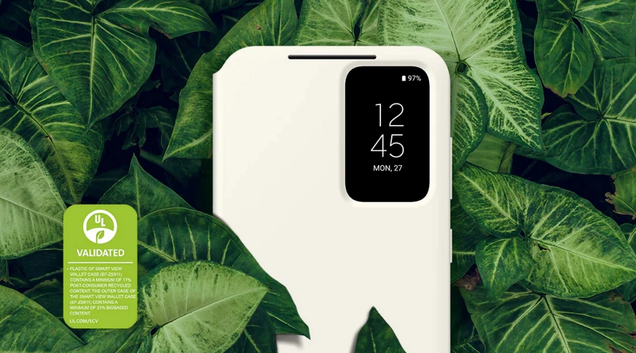 Pokrowiec Samsung Smart View Wallet Case do Galaxy S23 Lavender