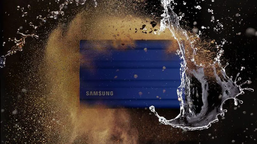 Dysk Samsung Portable SSD T7 Shield USB 3.2 1 TB niebieski