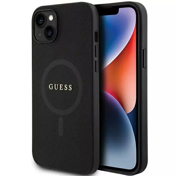 ETUI-GUESS-SAFFIANO-MAGSAFE-DO-IPHONE-15