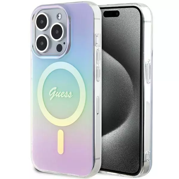 guess-guhmp15lhitsu-iphone-15-pro-6-1-fioletowy-purple-hardcase-iml-iridescent-magsafe