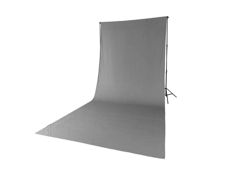 Quadralite Tło tekstylne 2.85 x 6 m szare