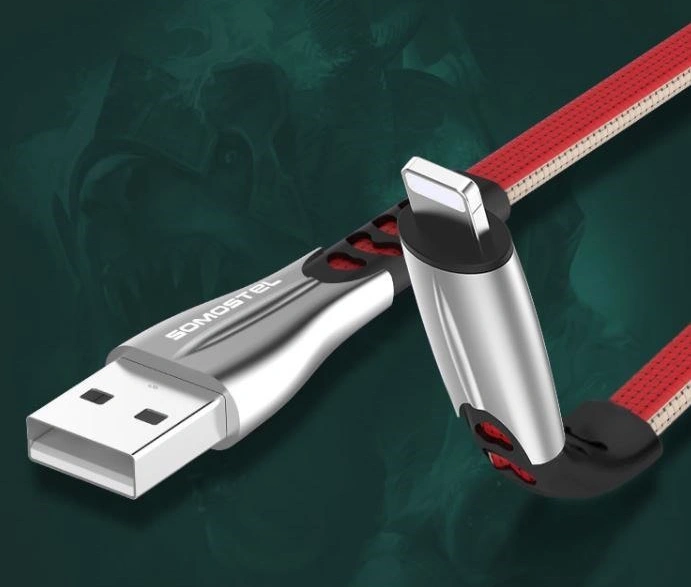 Kabel USB-A-USB-C Somostel czerwony