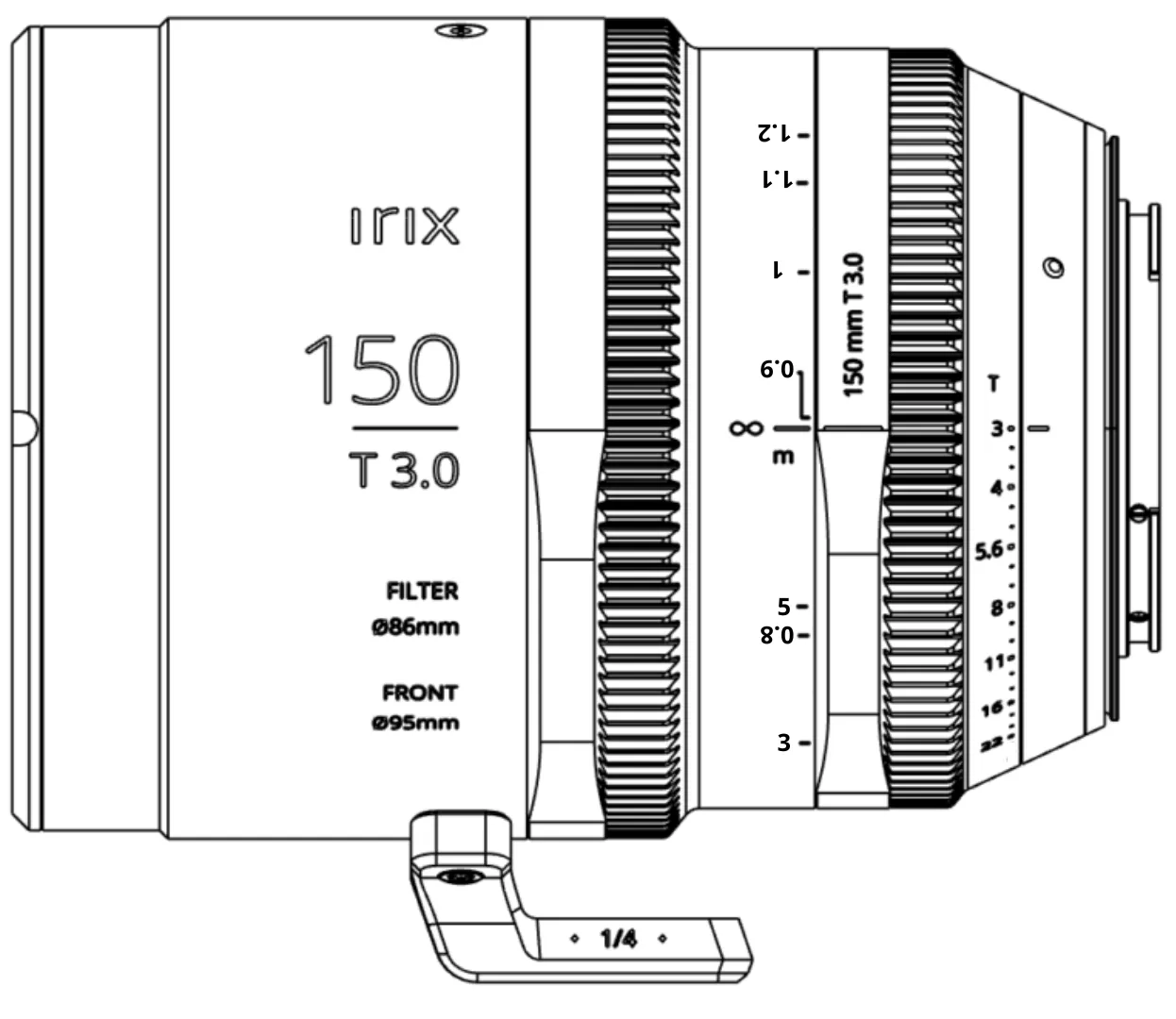 Obiektyw Irix Cine 150mm T3.0 Tele do Canon RF Imperial