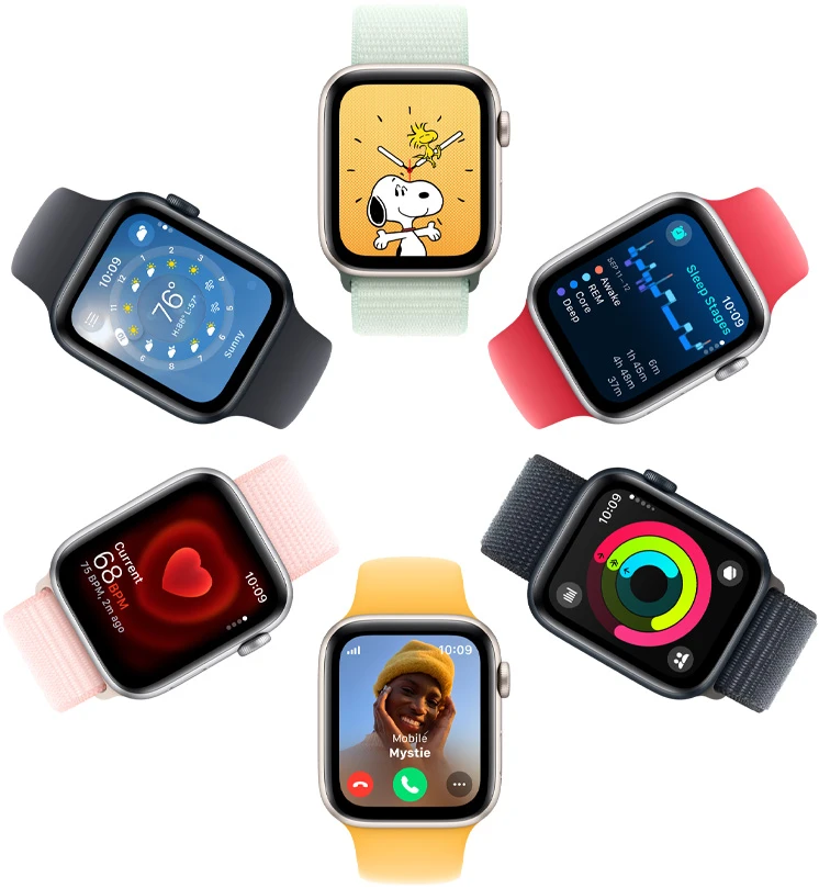 Apple Watch SE V2 GPS 44 mm kolor północy S/M