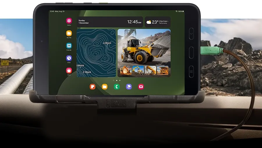 Samsung Galaxy Tab Active 5 X300 8.0 cala 6/128 GB / Wi-Fi Enterprise Edition zielony