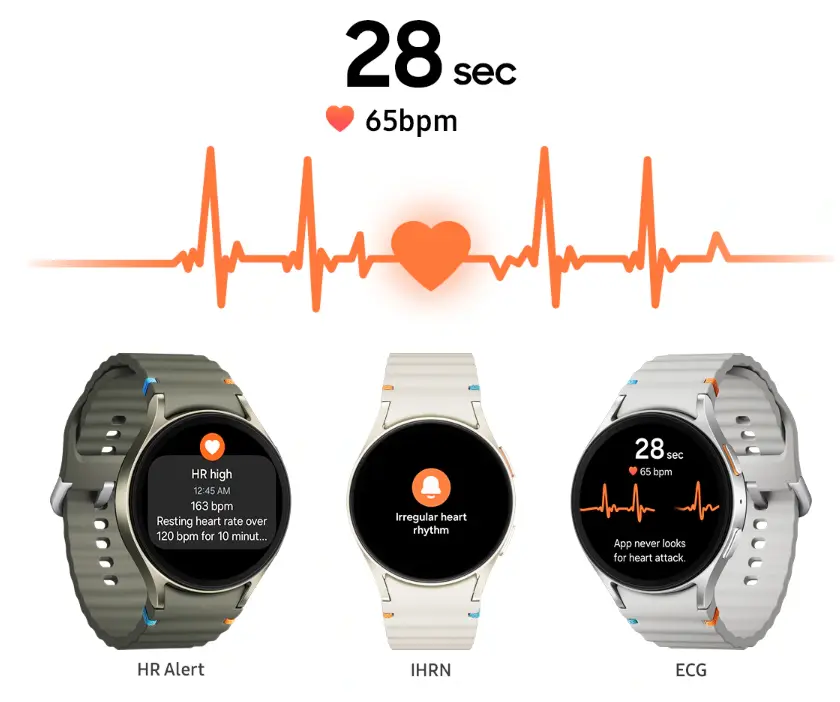 Smartwatch Samsung Galaxy Watch 7 LTE 44 mm srebrny