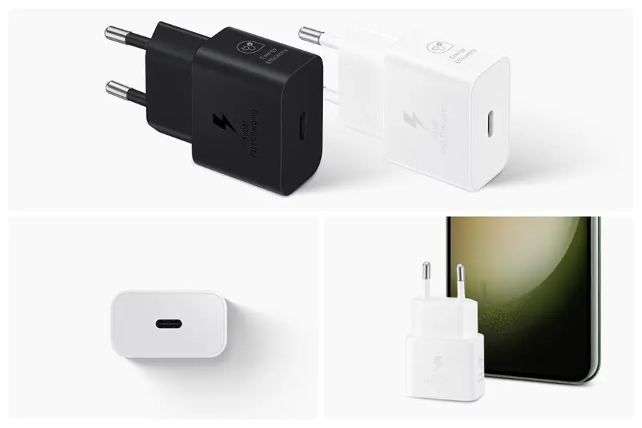 Ładowarka sieciowa do telefonu Samsung 25 W GaN EP-T2510 box biała