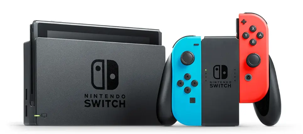 Nintendo Switch V2 czerwono-niebieska + gra Switch Sports