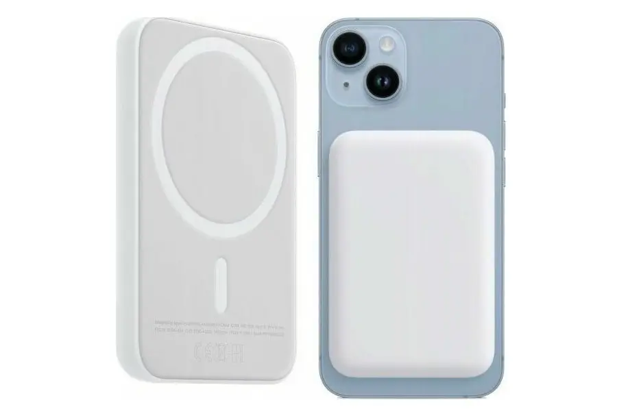 Powerbank magnetyczny Ecobox Powerbank Magsafe 5000 mAh biały