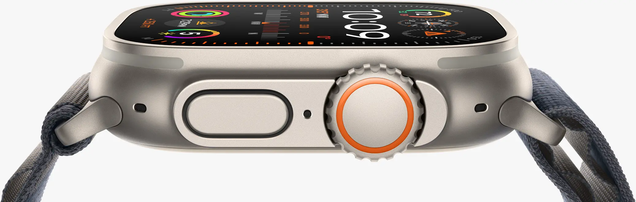 Apple Watch Ultra 2 LTE 49 mm koperta tytanowa + opaska Trail rozmiar S/M pomarańczowo-beżowy