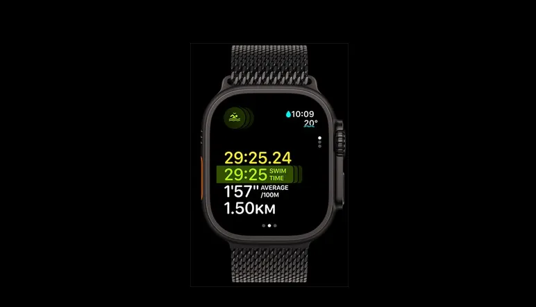 Apple Watch Ultra 2 LTE 49 mm koperta tytanowa + opaska Alpine rozmiar S zielona