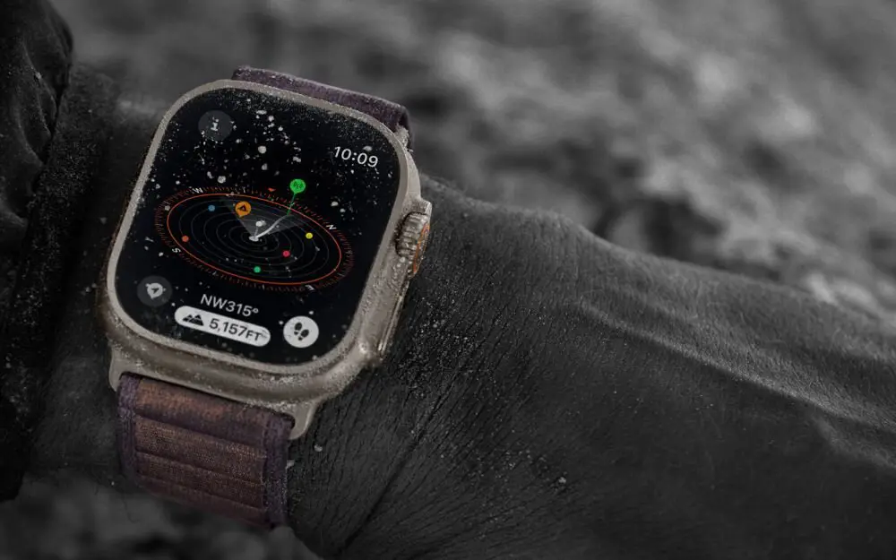 Apple Watch Ultra 2 LTE 49 mm koperta tytanowa + opaska Alpine rozmiar S zielona