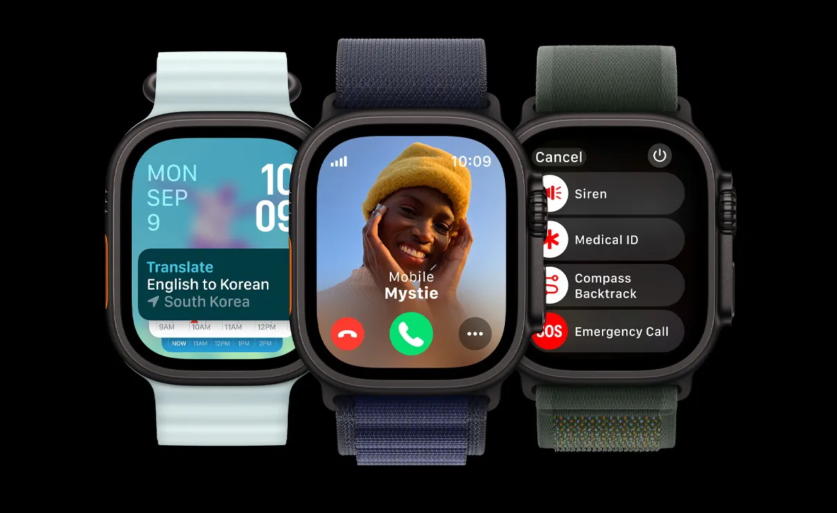 Apple Watch Ultra 2 LTE 49 mm czarna koperta tytanowa + pasek Ocean Black