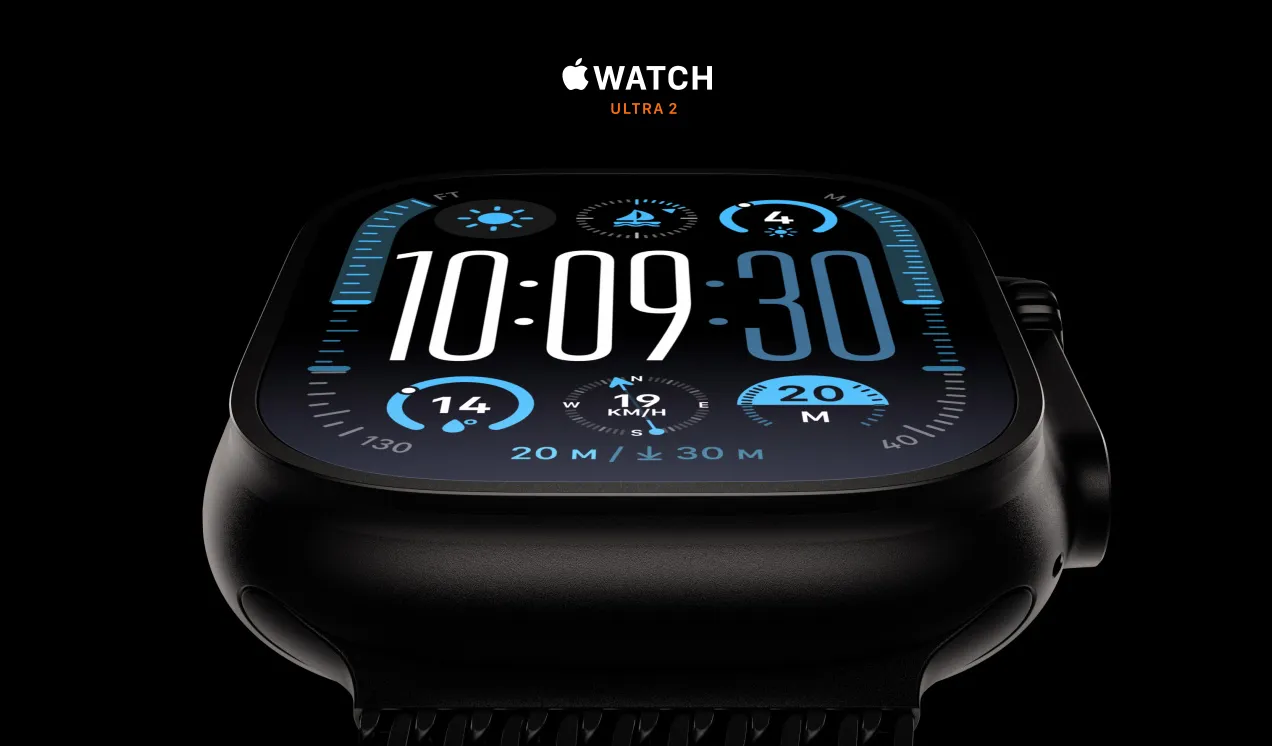 Apple Watch Ultra 2 LTE 49 mm koperta tytanowa + pasek Ocean Orange