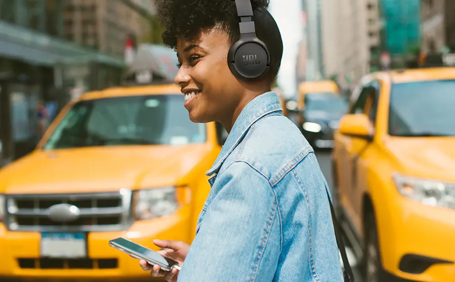 Słuchawki bezprzewodowe JBL Tune 670NC niebieskie