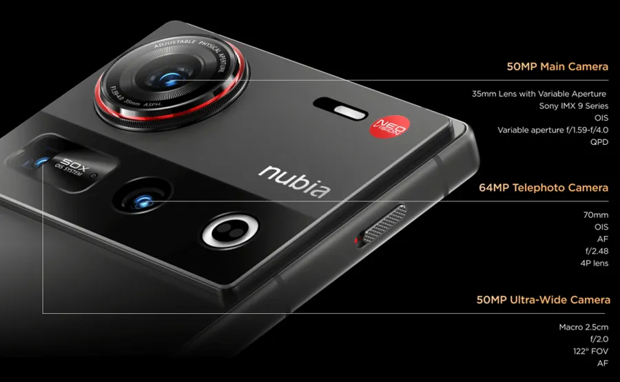 Nubia Z70 Ultra 5G 12/256 GB Black