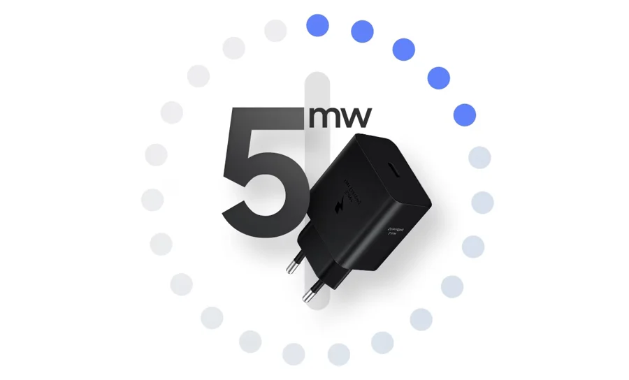 Ładowarka sieciowa do telefonu Samsung 45W EP-T4511 z kablem USB-C czarna