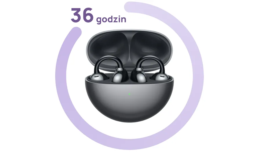 Słuchawki Huawei FreeClip czarne
