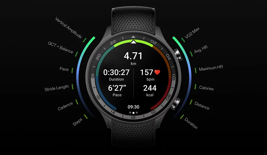 Smartwatch OnePlus Watch 2R Gunmetal Gray