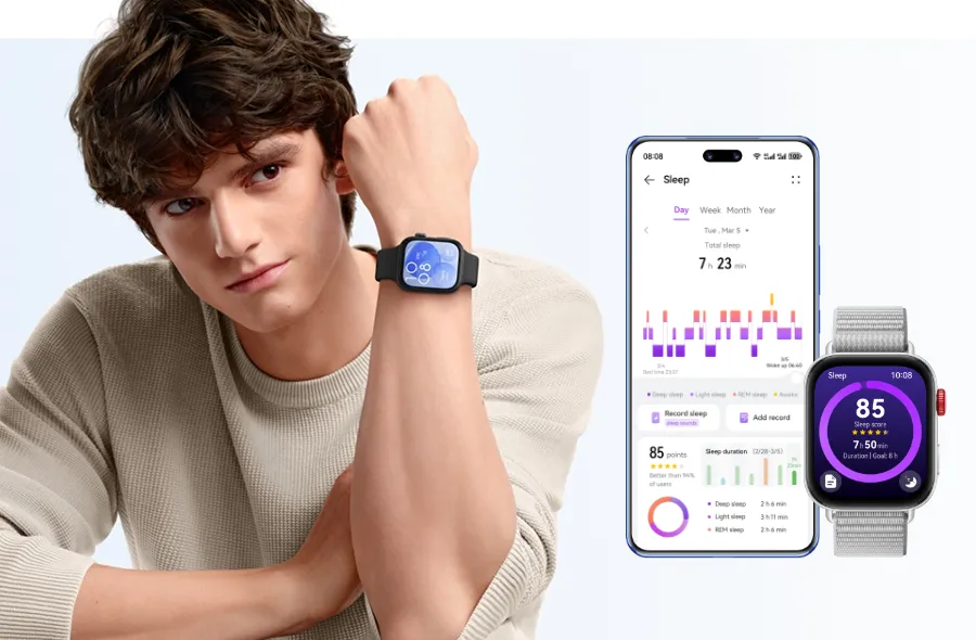 Smartwatch Huawei Watch Fit 3 Różowy
