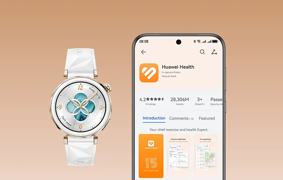 Smartwatch Huawei Watch GT 5 Pro Elegant 42 mm Jana-B29C Ceramic