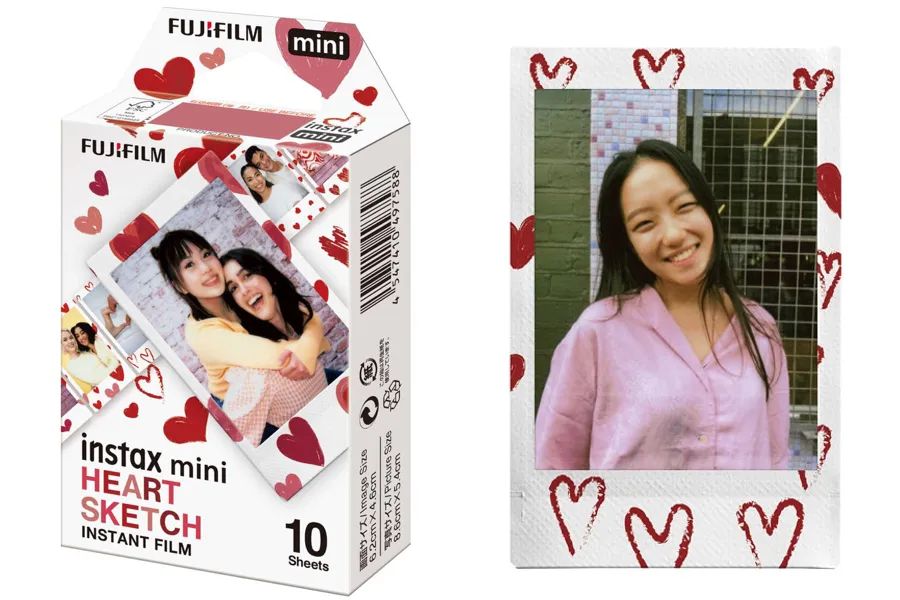 Wkłady w serduszka Instax mini Heart Sketch