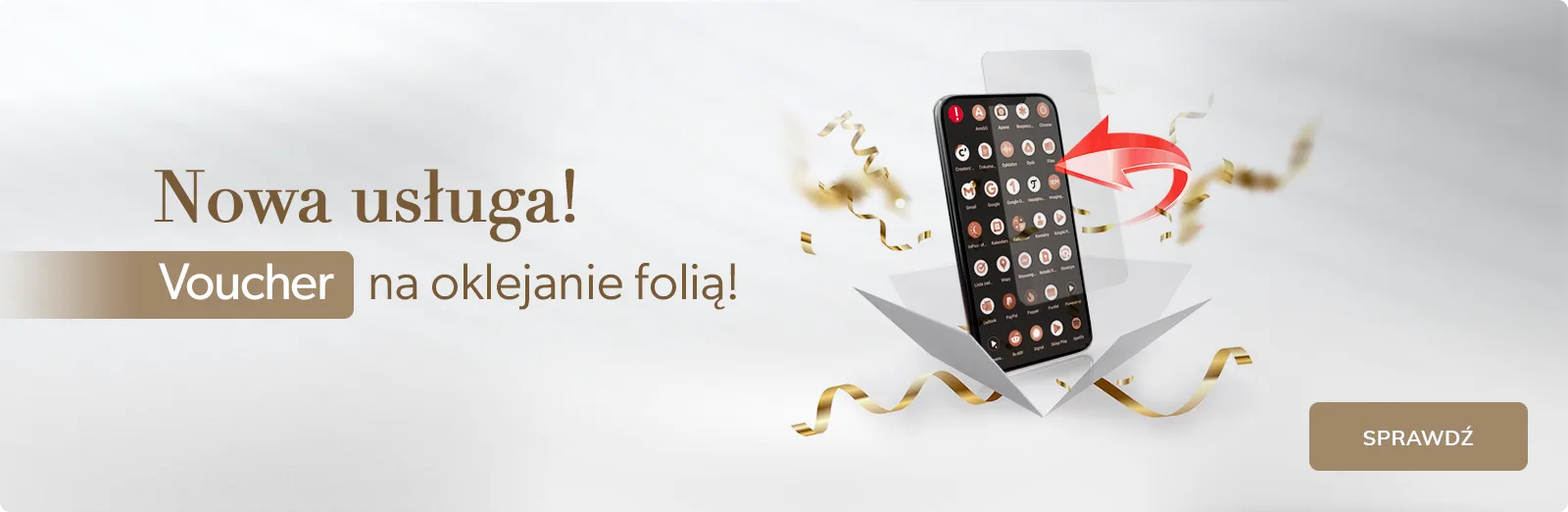 Voucher na oklejanie folią